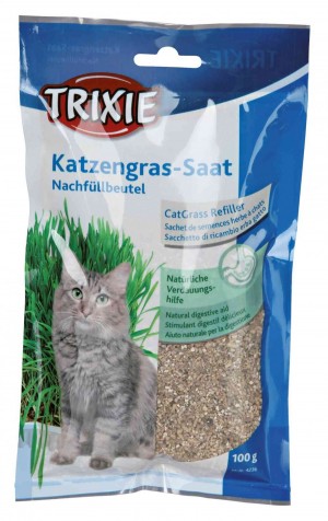 Трава Trixie для котів насіння ячменю пакет 100 г
