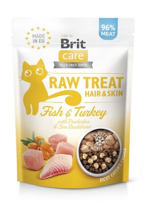 ������ ��� ���� Brit Raw Treat Hair & Skin Freeze-dried � ����� �� ��������, 40 �