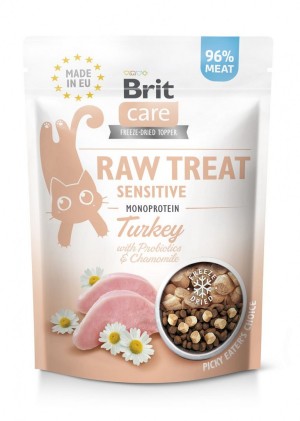 ������ ��� ���� Brit Raw Treat Sensitive Freeze-dried � ��������, 40 �