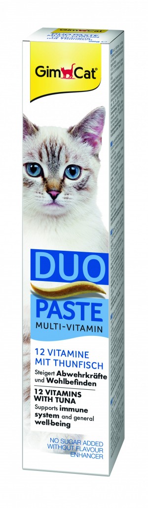 ����� ��� ���� GimCat DUO PASTE Multi-vitamin 12 vitamins with tuna 12 ������� �� ������, 50 �