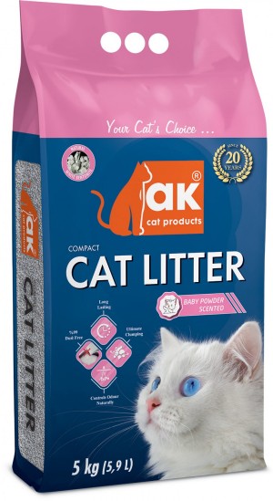    AKCAT COMPACT CAT LITTER 5 KG (5,9L) ( )