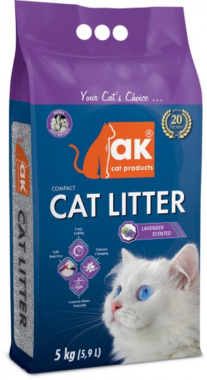 ���������� ������������  AKCAT COMPACT CAT LITTER 5 KG (5,9L) (����� �������)