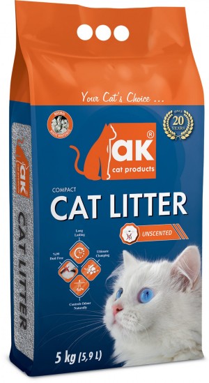    AKCAT COMPACT CAT LITTER 5 KG (5,9L) ()