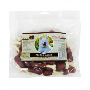Ласощі для собак AlfPet Качина лапка, 500 г