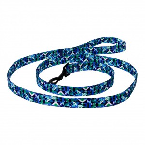 Повідок капроновий Геометрія блакитна 16мм/152см/902, Lucky Pet