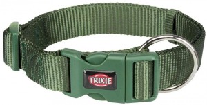 Нашийник Trixie Premium для собак, нейлон, L–XL: 40–65 см/25 мм, оливковий