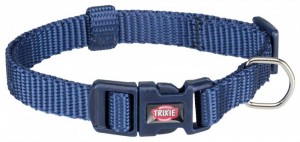 Нашийник Trixie Premium для собак, нейлон, M–L: 35–55 см/20 мм, індиго