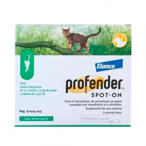    Bayer Elanco Profender    0,5  2,5   2 