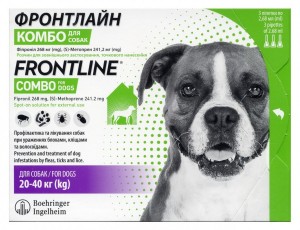    Boehringer Ingelheim Frontline Combo    20  40  3 
