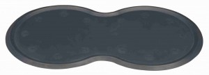 Килимок Trixie під миски для собак, гумовий, 45х25 см (сірий)