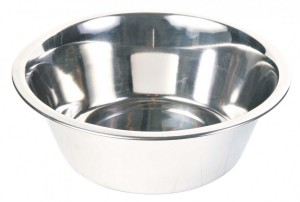 Миска Trixie для собак, металева, 24 см, 2.8 л
