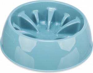 Миска Trixie для повільного годування собак пластик 0,8 л, 20 см