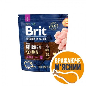   Brit Premium Dog Adult S     ,  , 1 
