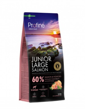 ���� ����� Profine Junior Large Salmon and Potatoes ��� ������� �� ������ ������� ����, � ������� �� ���������, 12 ��
