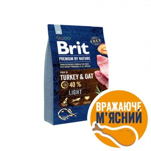  Brit Premium Dog Light     ,  , 3 