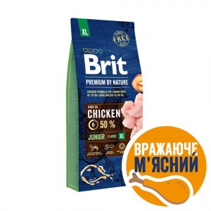 ����� ���� Brit Premium Dog Junior XL ��� ������� �� ������ ���������� ����, � ������, 15 ��