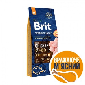   Brit Premium Dog Adult M     ,  , 15 