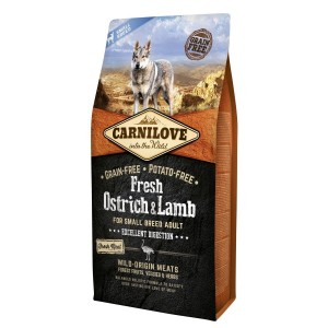 ����� ���� Carnilove Fresh Ostrich & Lamb ��� �������� ����� ������ ����, ���� �� ������, 6 ��