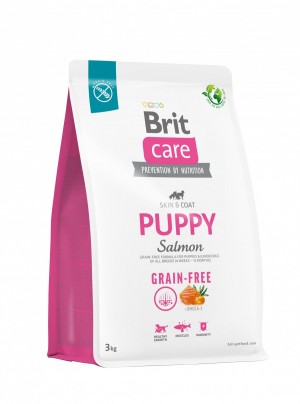 Сухий корм Brit Care Dog Grain-free Puppy для цуценят, беззерновий з лососем, 3 кг