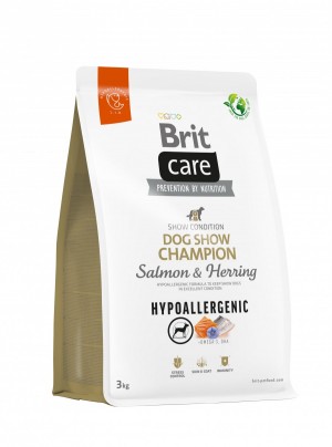 ����� ���� Brit Care Dog Hypoallergenic Dog Show Champion ��� ����������� �����, � ������� � ���������, 3 ��