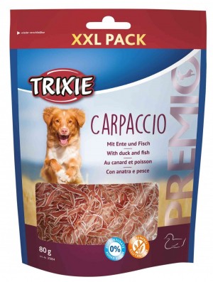 Ласощі Trixie Premio Carpaccio XXL для собак з качкою та рибою 80 г