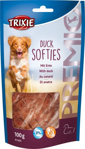 Ласощі Trixie Premio Duck Softies для собак шматочки з качкою 100 г