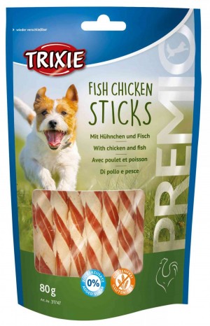������ Trixie Premio Fish Chicken Sticks ��� ����� � ������ �� ����� 80 �