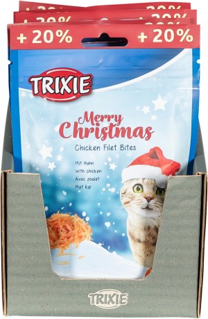 Ласощі для котів Trixie Xmas PREMIO Шматочки з курячого філе 60 г