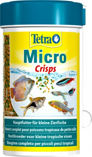 Корм Tetra Micro Crisps для акваріумних дрібних рибок, 100 мл (мікрочіпси)