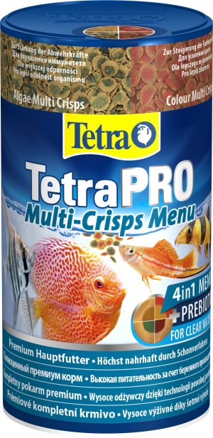 Корм для акваріумних риб TetraPRO Multi-Crisps Menu, 250 мл (чіпси)