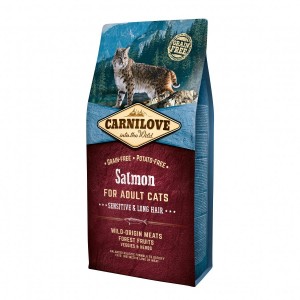   Carnilove Cat Sensitive & Long Hair     , , 6 