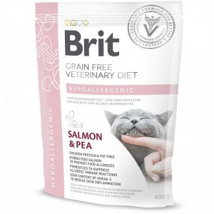   Brit GF VetDiet Cat Hypoallergenic  ,   㳺  ,    , 400 