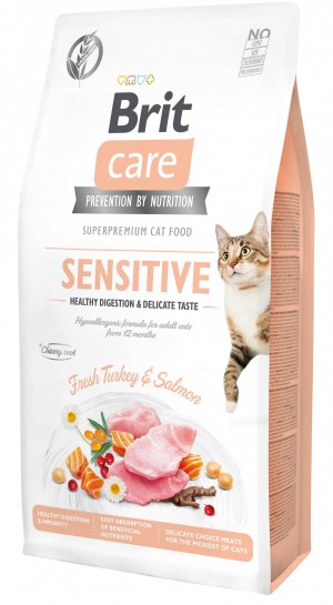   Brit Care Cat GF Sensitive HDigestion & Delicate Taste     ,   , 7 