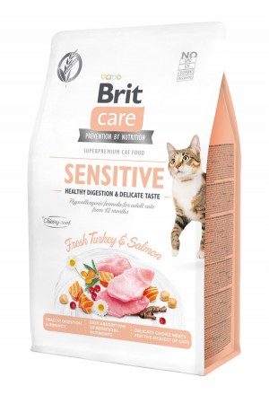   Brit Care Cat GF Sensitive HDigestion & Delicate Taste     ,   , 400 