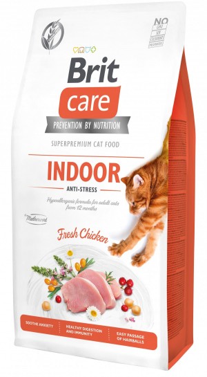 ����� ���� Brit Care Cat GF Indoor Anti-stress ��� ����, �� ������� ������ � ���������, �����, 7 ��