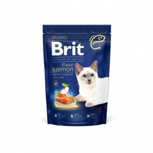 ����� ���� Brit Premium Cat by Nature Adult Salmon ��� ����, � �������, 1500 �