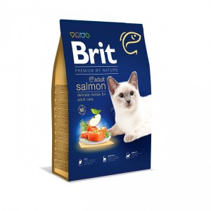 ����� ���� Brit Premium Cat by Nature Adult Salmon ��� ����, � �������, 8 ��