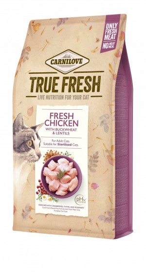 ����� ���� Carnilove True Fresh Cat ��� ��� �������� ����, � ������, 1,8 ��