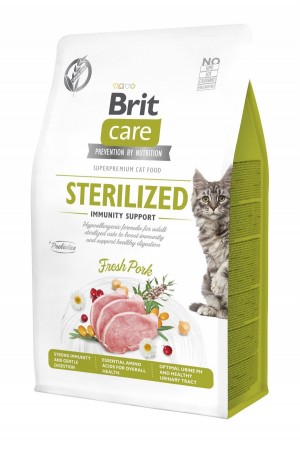   Brit Care Cat by Nutrition Sterilized Immunity Support   ,  , 400 