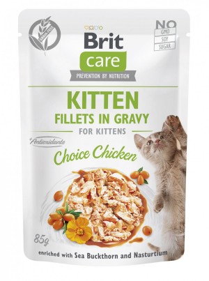 ���� ������� ��� ������� Brit Care Cat Fillets in Gravy Choice Chicken ���� � ���� � ������, ����, 85 �