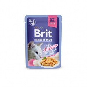 ���� ������� Brit Premium Delicate Fillets in Jelly Chicken ��� ���� ���� � ���� ����� 85 �