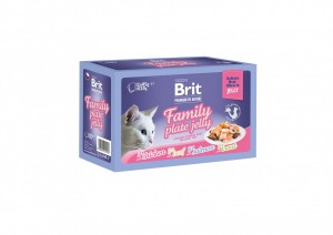 ���� ������� Brit Premium Delicate Fillets in Jelly Family Plate ��� ���� ѳ����� ������ � ���� 12 �� x 85 �