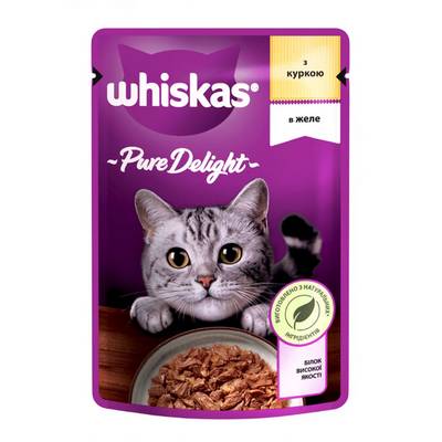 ������� ���� Whiskas Pure Delight ��� ����, ����� � ����, 85 �