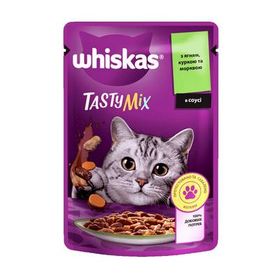������� ���� Whiskas Tasty Mix ��� ����, ����� � ������ �� �������, 85 �