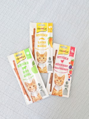 ������ GimCat Superfood Duo-Sticks ��� ����, ��������� �� ������, 3 ��