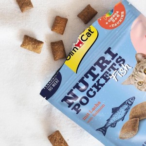 ������ ��� ���� GimCat Nutri Pockets Fish ������ 60 �