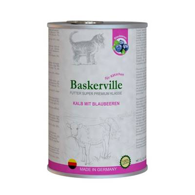     Baskerville Super Premium Kalb Mit Brlaubeeren      400 