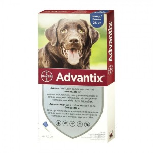   Bayer Elanco Advantix    25  40  1 