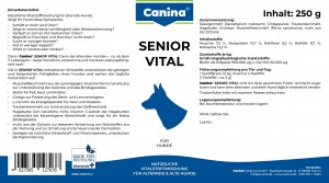 ³����� Canina Senior Vital ��� ����� �������� ���, ������ 7 ����, 250 �
