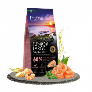 ���� ����� Profine Junior Large Salmon and Potatoes ��� ������� �� ������ ������� ����, � ������� �� ���������, 12 ��